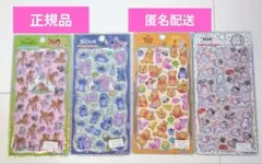 プチドロップステッカー　ディズニー　プーさん　スティッチ　101匹ワンちゃん