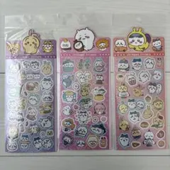 【24時間以内発送】ちいかわ　うさぎ　ハチワレ　ホログラムシール　3枚セット