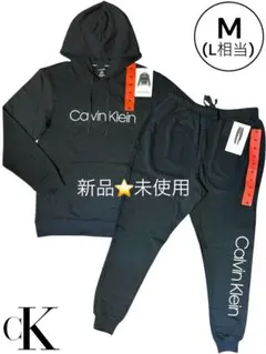 【新品 未使用】 Calvin Klein セットアップ ブラック M（L相当）