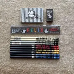 レア！新品サンリオ　FELIX THE CAT 文具13点セット③　昭和　レトロ
