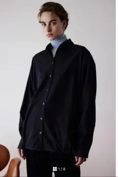 最終値下げ！新品未使用リムアーク　バックバルーンビックシャツネイビ38