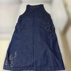 新品未使用 drug store's ジャンパースカート ダークブルー