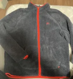 Nike フリースジャケット XXL グレー/レッド
