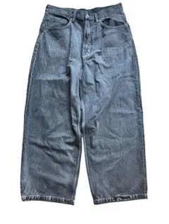 H&M SUPER BAGGY ダークグレー デニム