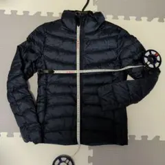 ユニクロ　レディース　ダウンジャケット　Sサイズ　ネイビー