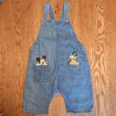 Disney　デニムオーバーオール　H&M　9-12M