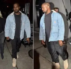 カニエウエスト私物90s カーハート デニム　チョアコート カバーオール