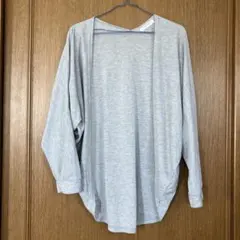 BACK NUMBER グレー カーディガン L