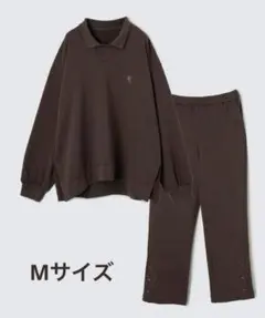 タFoo Tokyo オーガニックコットン チャコールブラウン M 上下セット