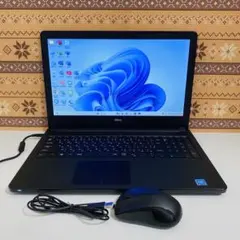 Y574 DellノートパソコンWEBカメラSSDメモリ8G高速Window11