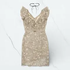 ROBE de FLEURS ローブドフルール ミニキャバドレス DE2074