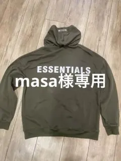 ESSENTIALS オリーブ スウェットパーカー