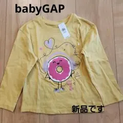 新品タグ付き　babyGAP ドーナツキャラクター長袖Tシャツ 105cm