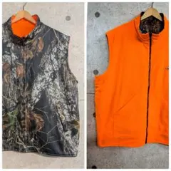 RED HEAD リアルツリー、フリースリバーシブルベスト　XL