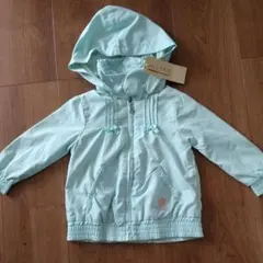 AnyFAM フード付きパーカー 女の子 100 水色