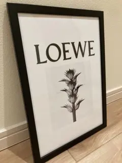 インテリア　アートポスター　A 4ブラックフレーム付き