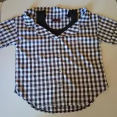 新品タグ無しラブトキシック・ギンガムチェックシャツ160