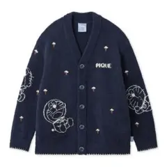 【ドラえもん】【メンズ】ベビモコジャガードカーディガン