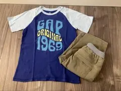 GAP プリントTシャツ 1969サイズ140 ＆ハーフパンツ 140