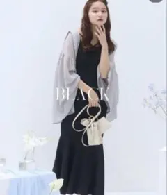muguet 【halter neck cami one piece】BLACKのサムネイル