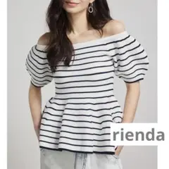 rienda❤️メニーWAYペプラムKnit TOPのサムネイル