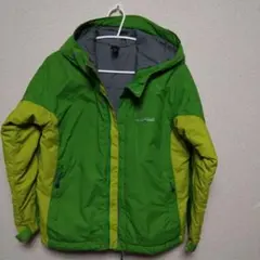 mont-bell Kid's 150 ジャケット グリーン/イエロー
