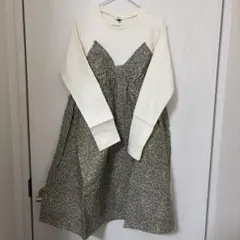 SERAPH 花柄長袖ワンピース 130