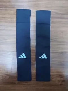 adidas サッカー審判用カーフソックス ブラック/グレー