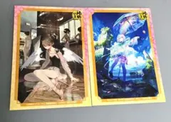 【新品未使用品】絵師100人展 LOWRSE 藤ちょこブロマイド 2枚セットのサムネイル