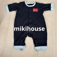 MIKI HOUSE ブラックロンパース　70センチ