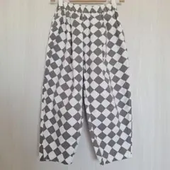 p.premier チェック柄 ロングパンツ 130