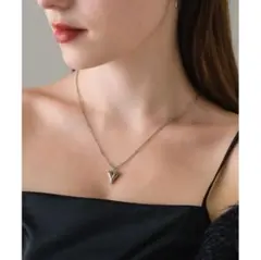 【送料込み】 muku ムク ハート ネックレス シルバー