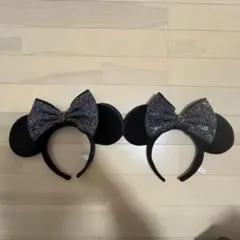 ディズニー カチューシャ スパンコール 2個セット