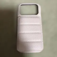 ライトベージュ iPhone17プロ用レザー風ケース