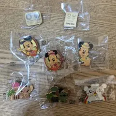 ディズニーキャラクター ピンバッジ ENEOSオリンピック 8個セット
