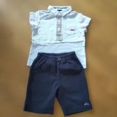 familiar ポロシャツとズボンセット90cm