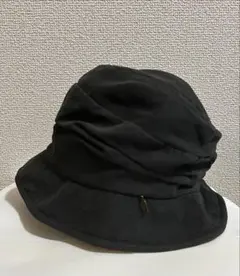 黒 バケットハット シンプルデザイン