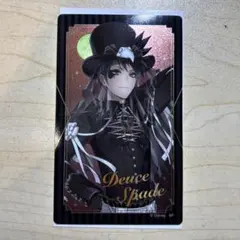 ツイステ　ハーツラビュル　デュース　メタルクリアカード　箔押し