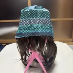バンダナ付きウィッグ