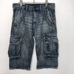 TRUE RELIGION デニムカーゴショーツ 30 - メルカリ