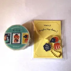 Mokuji マスキングテープ アクリルチャーム セット