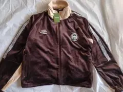 UMBROフリークスストア別注 ベロア素材 トラックジャケット ブラウン L