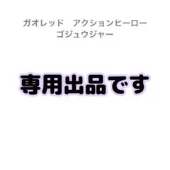 専用　ガオレッド　アクションヒーロー　ゴジュウジャー