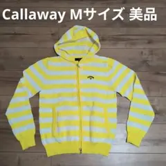Callaway キャロウェイ フルジップ スウェット 裏地付き イエロー S