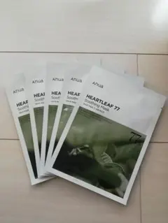 Anua HEARTLEAF 77 Soothing Mask 5枚セット