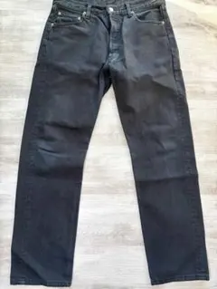 012【UK製】Levi’s 501 ブラック 501-0165 フェード良