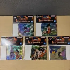 一番くじ ドラゴンボール I賞 フレークプリズムステッカー 5個セット