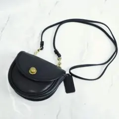 希少 オールドコーチ ミニショルダーバッグ ポシェット レザー USA製