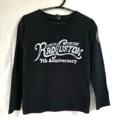 【RADCUSTOM】ブラックロンT M(130～140cm)