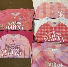 SoftBank HAWKS ユニフォーム 5枚セット 鷹ガール Lサイズ